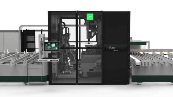 FOM zaag- en bewerkingslijn voor aluminium profielen LMX 650