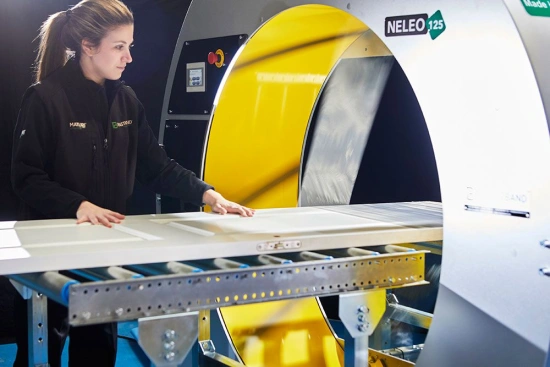 Plasticband foliewikkelmachine Neleo 125