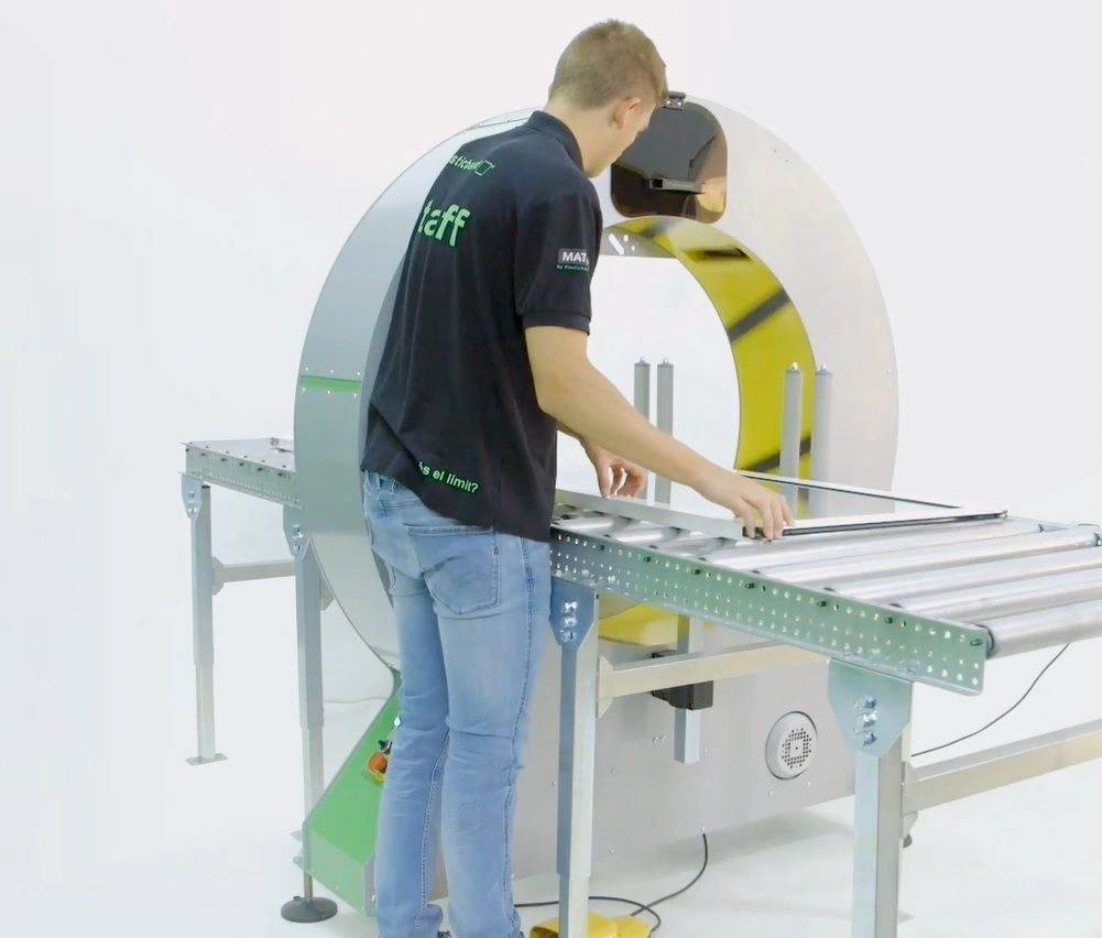 Plasticband foliewikkelmachine Neleo 90