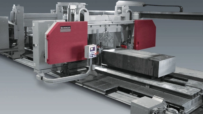 Behringer bandzaagmachines grote afmetingen