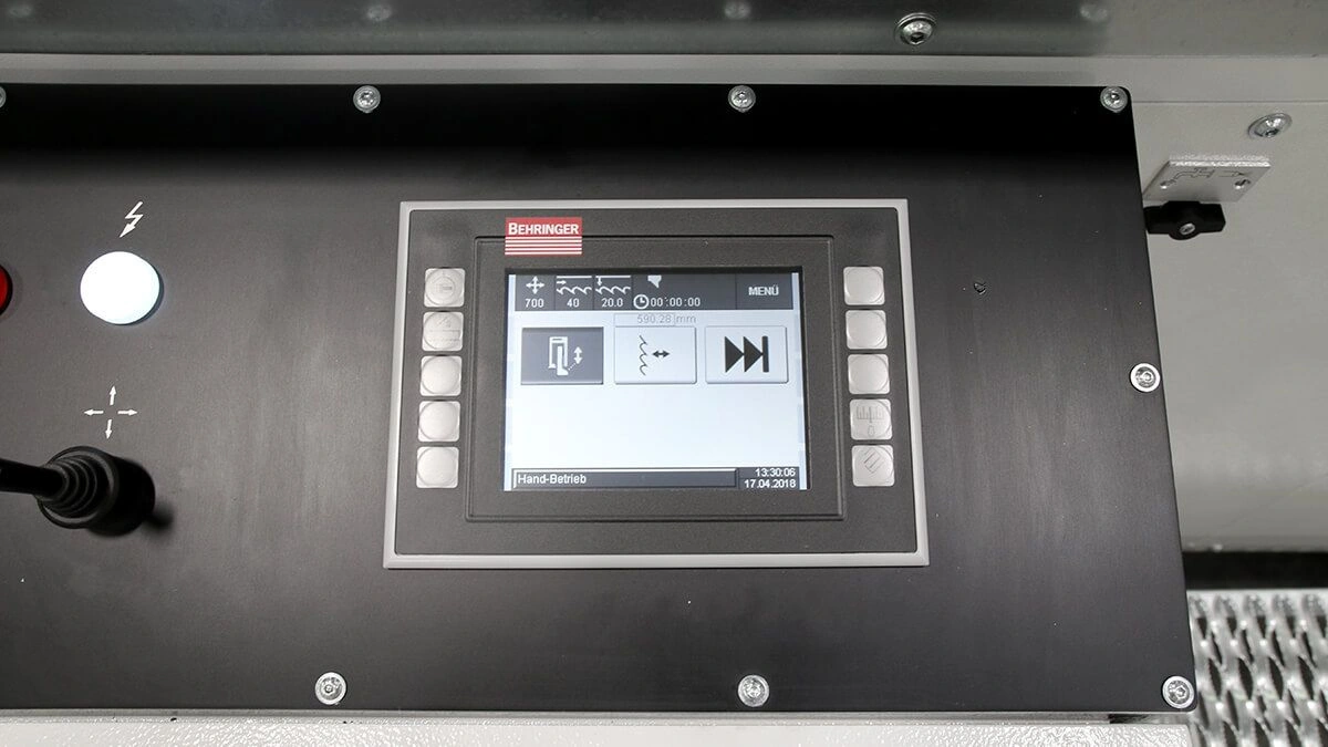 Behringer plaat- en blokzaagmachines